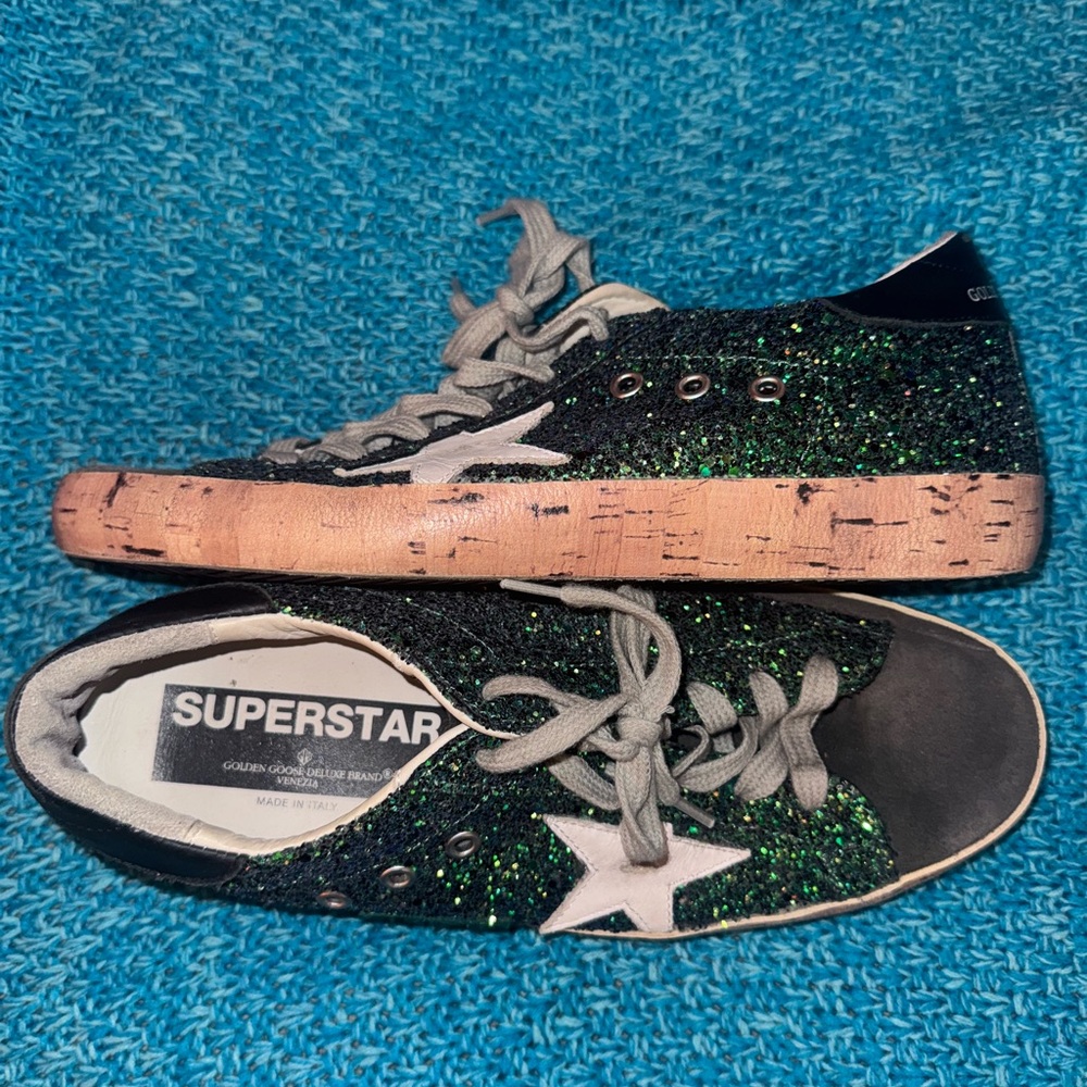 Golden Goose Superstar Glitter Sneakers